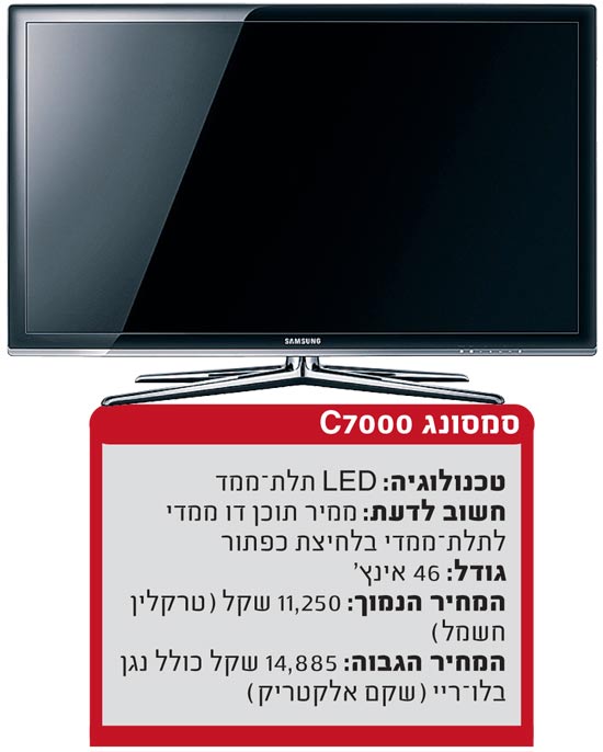 טלוויזיה תל מימד סמסונג / צלם: יחצ